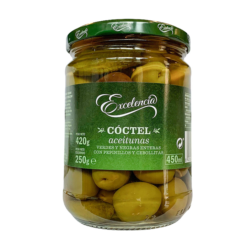 Coctel Excelencia De Aceitunas*450Ml