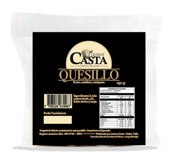 Quesillo Casta Fresco Semiduro*250G