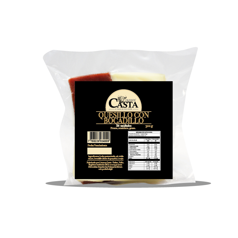 Quesillo Casta Con Bocadillo*310G