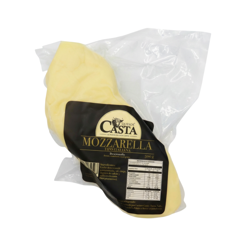 Queso Casta*500G Mozarella Trenza