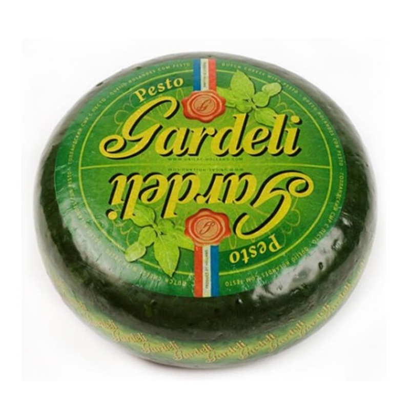 Queso Grandor Gouda Rueda Pesto Verde* Kilo