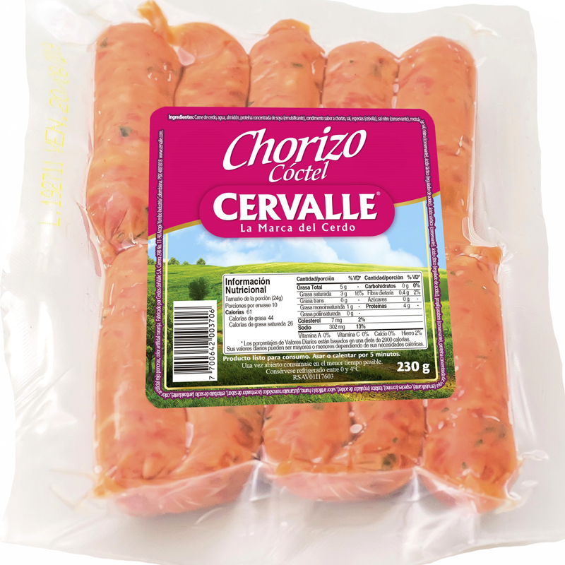 Chorizo Cervalle Coctel *230G