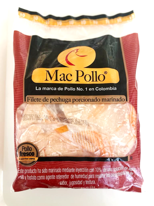 Filete De Pechuga Macpollo*10Und