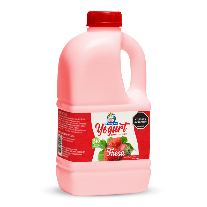 Yogurt La Marqueza Sabor Fresa*1000Ml