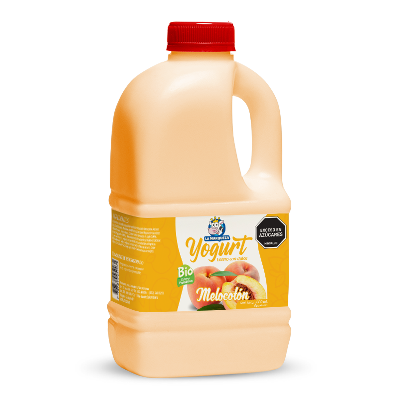 Yogurt La Marqueza Sabor Melocotón *1000Ml