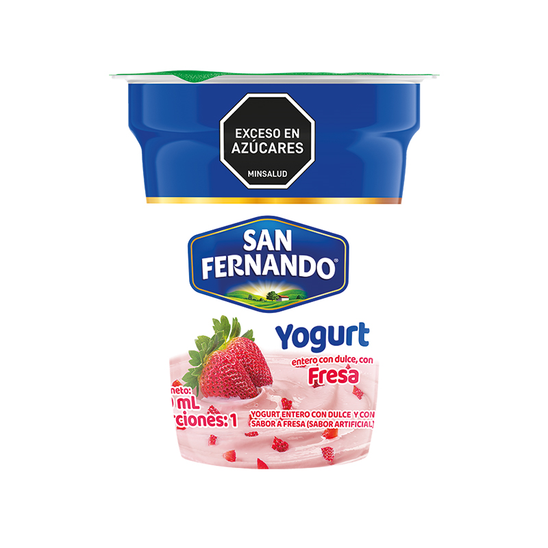 Yogurt San Fernando Fresa Vaso*160G