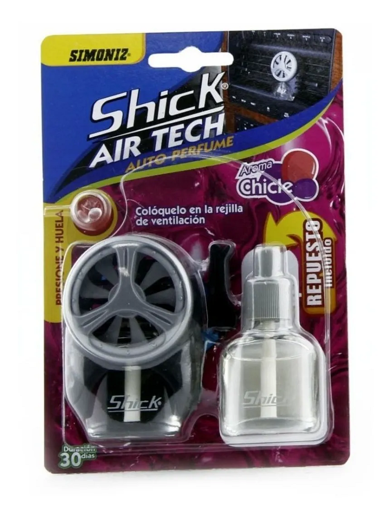 Ambientador Shick*10Ml Chicle Con Repuesto
