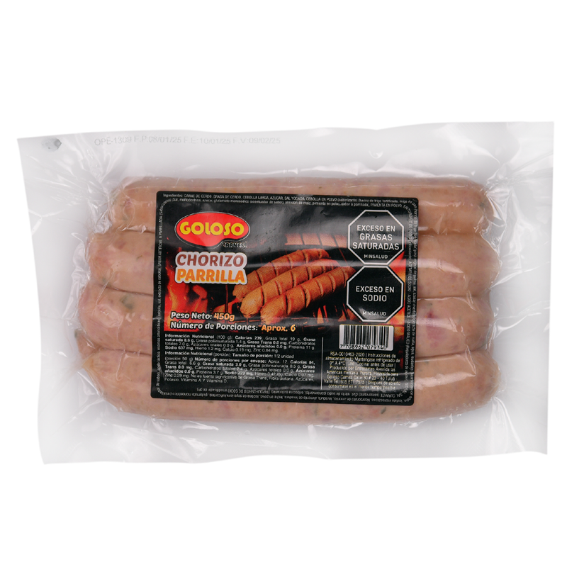 Chorizo Parrilla Goloso*6Und