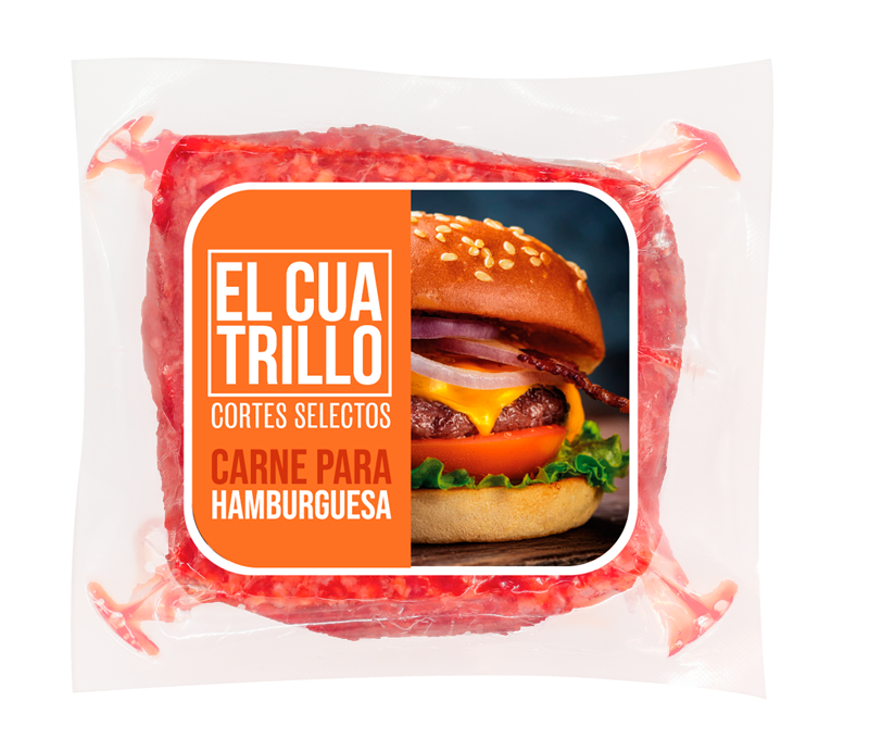 Carne Para Hamburguesa El Cuatrillo*3Und