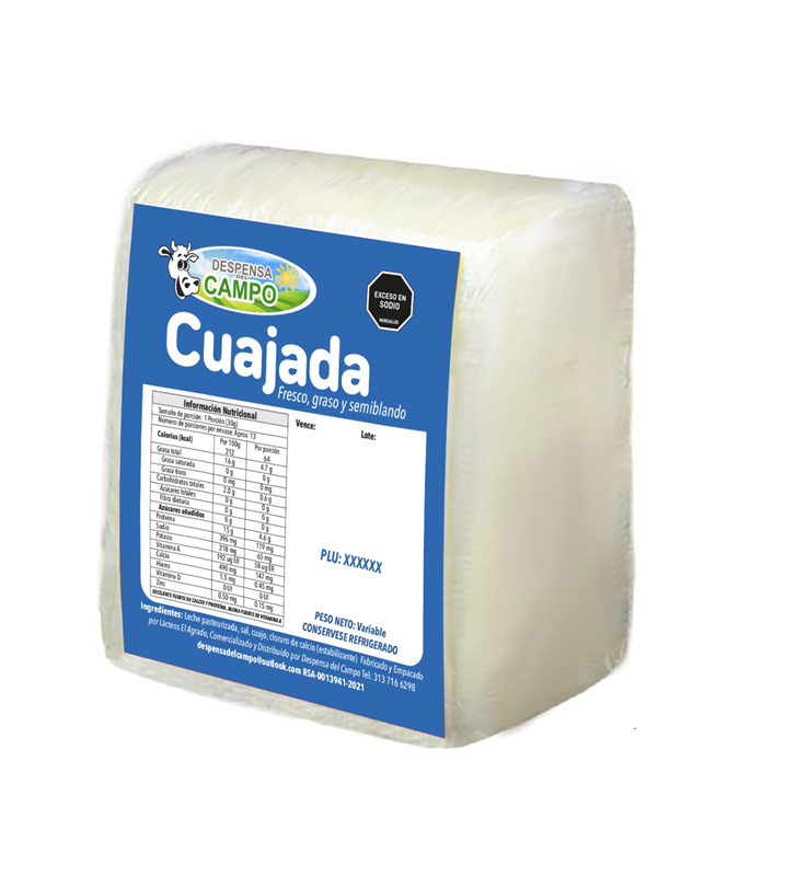 Queso Cuajada Despensa Del Campo *Kilo