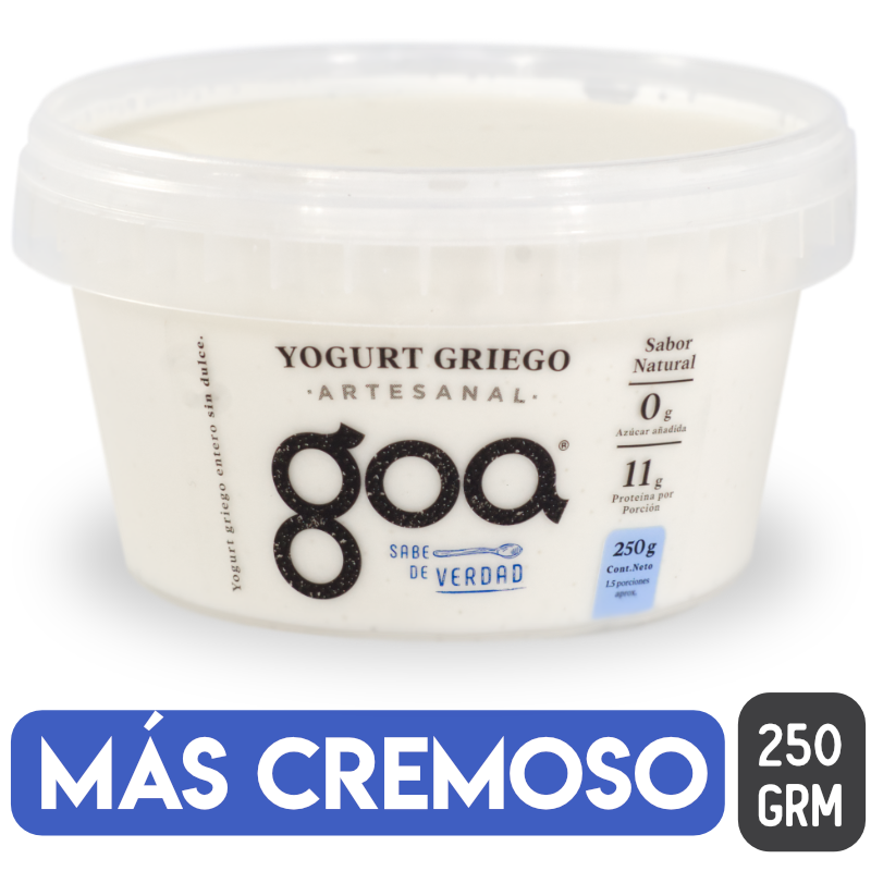 Yogurt Goa Griego Artesanal *250G