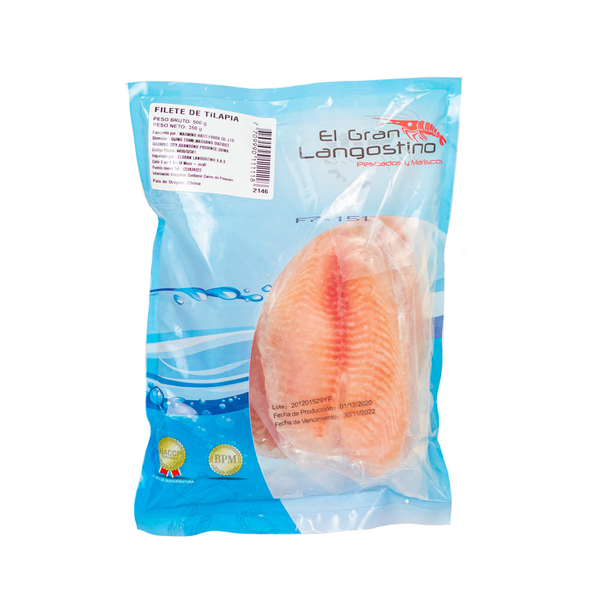 Filete Tilapia Gran Langostino*500G