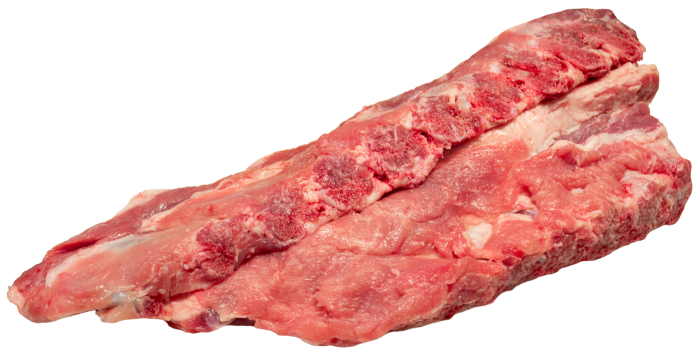 Costilla Sin Piel Cerdo A Granel