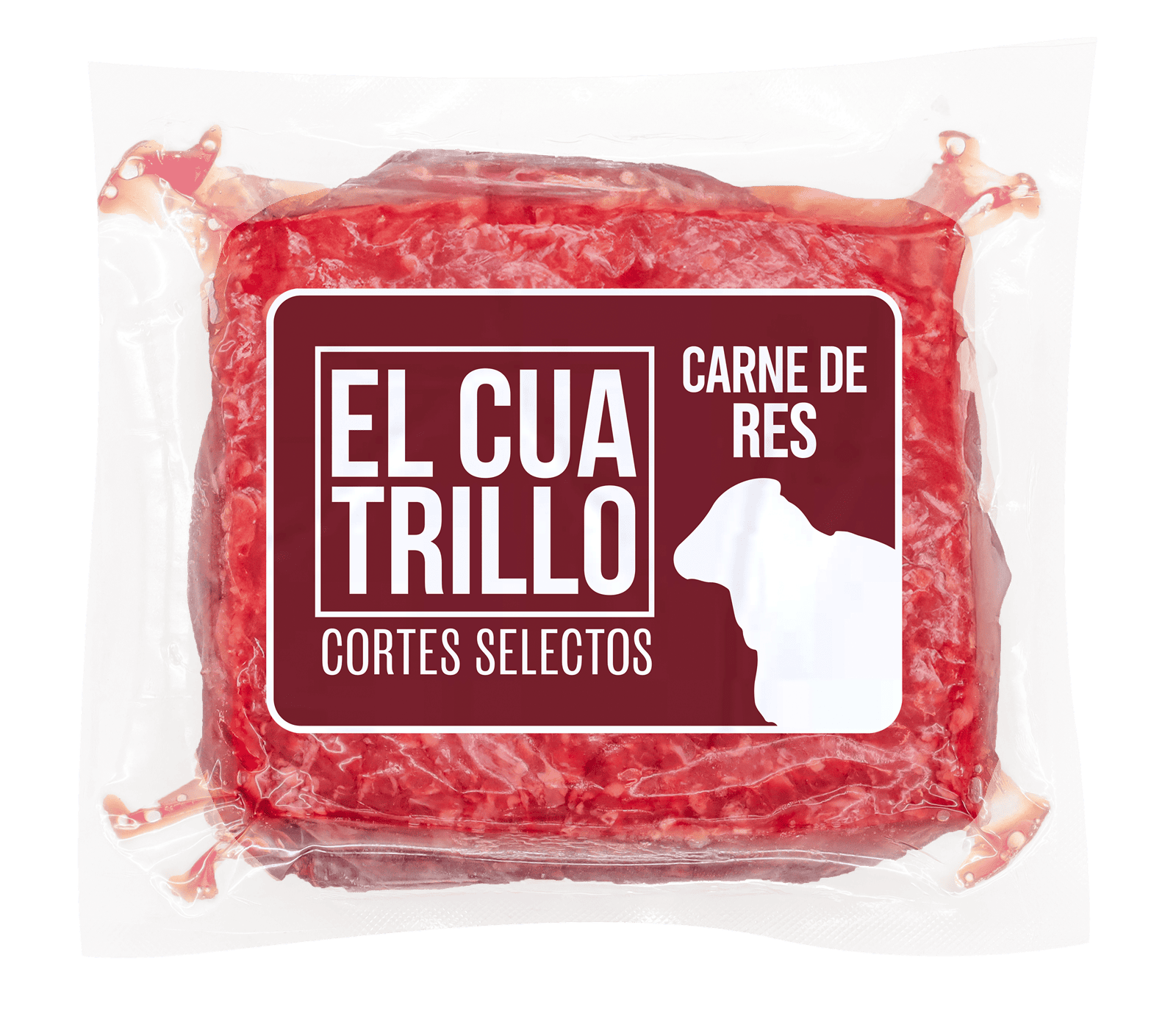 Molida Extra De Res El Cuatrillo Empacado Al Vacío