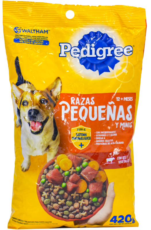 Alimento Pedigree Razas Pequeñas Y Minis *420G