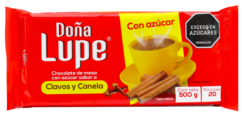 Chocolate Doña Lupe Clavos Y Canela *500G