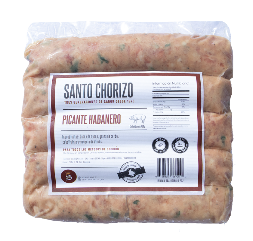 Chorizo Picante Habanero *450G