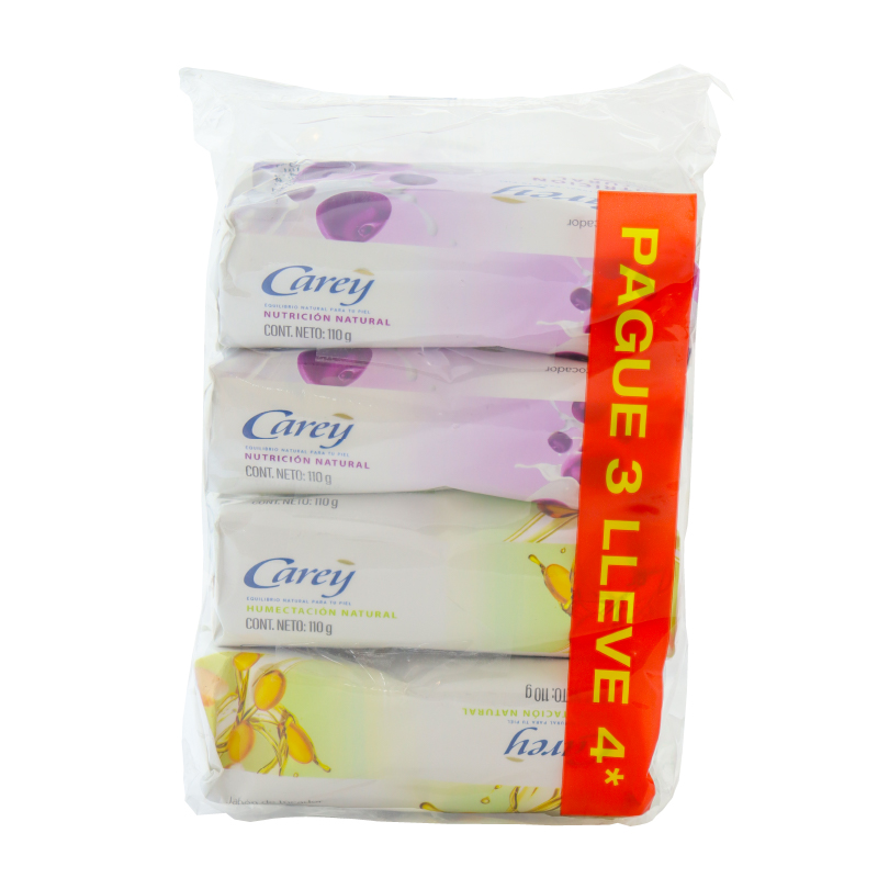 Jabón Carey * 110G*3Und Lleve 4 Surtido