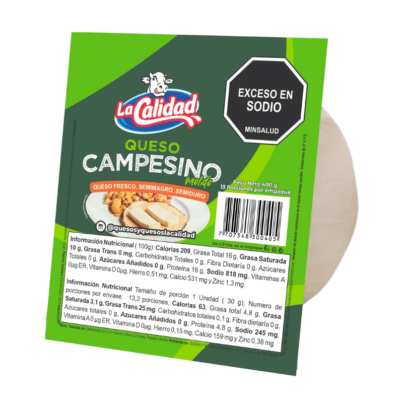 Queso La Calidad Campesino*400G
