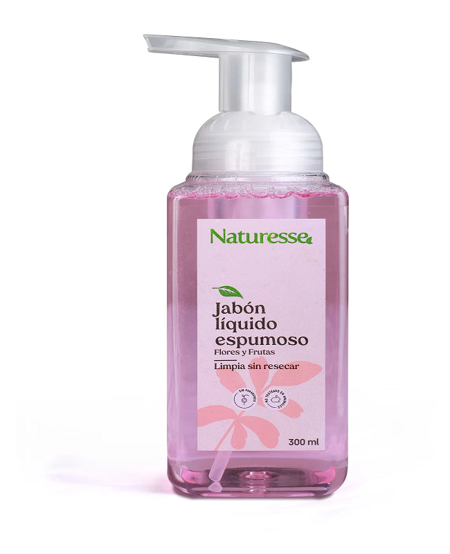 Jabón Naturesse Espumoso Flores Y Frutas *300Ml