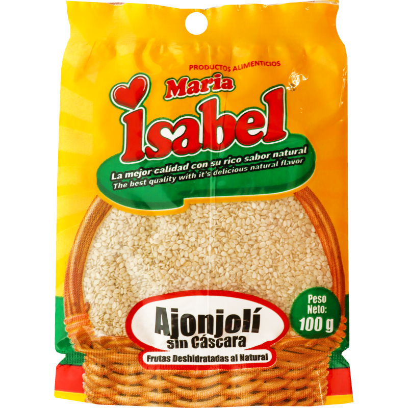 Ajonjolí Isabel Sin Cascara*100G
