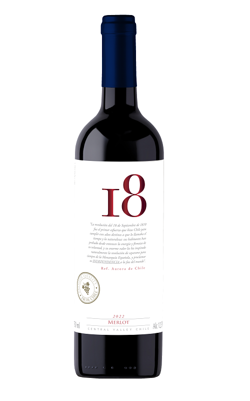 Vino I8*750Ml Merlot Tinto