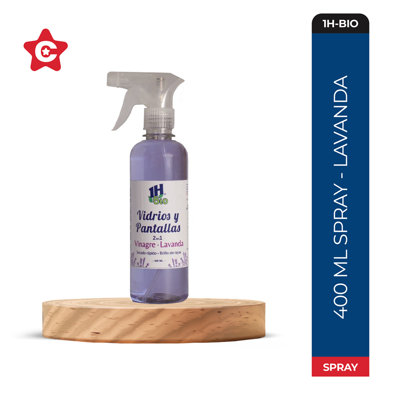 Limpiavidrio 1H Bio Vinagre Y Lavanda*400Ml