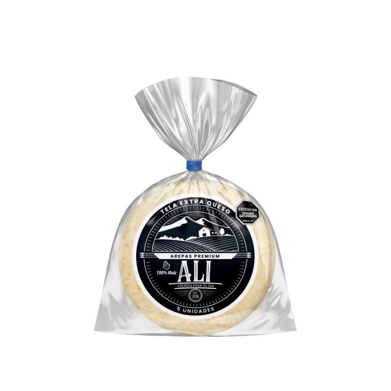 Arepas Ali Nutri Extra Queso*115G*5Und