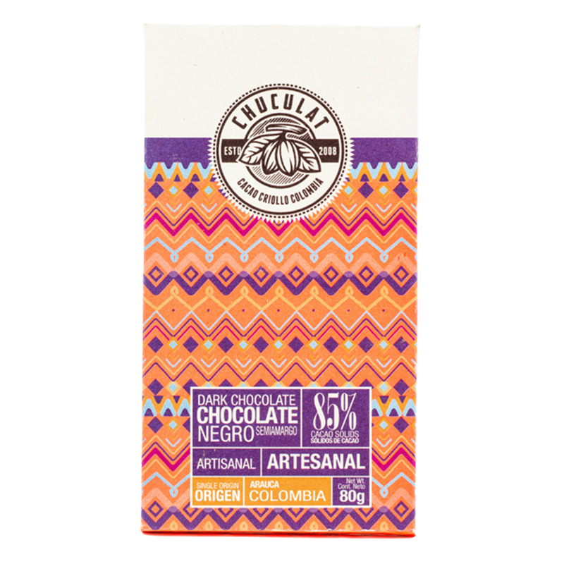 Chocolate Chuculat Arauca 85% Cacao*80G