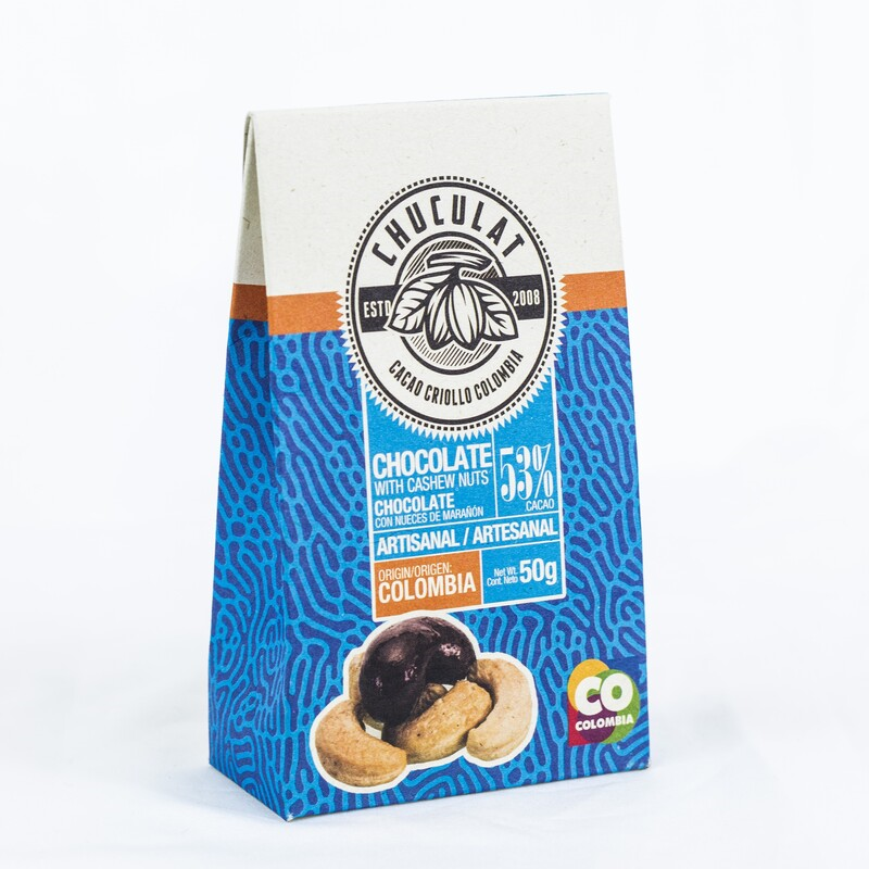 Chocolate Chuculat*50G Con Nueces De Marañon