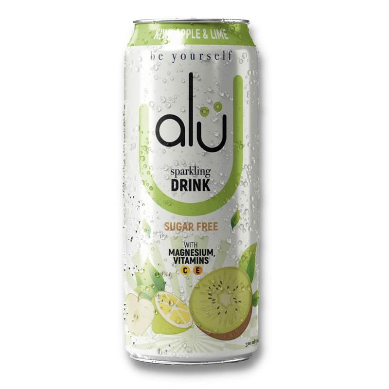 Bebida Alu Kiwi Manzana Y Limón Gasificada* 310Ml