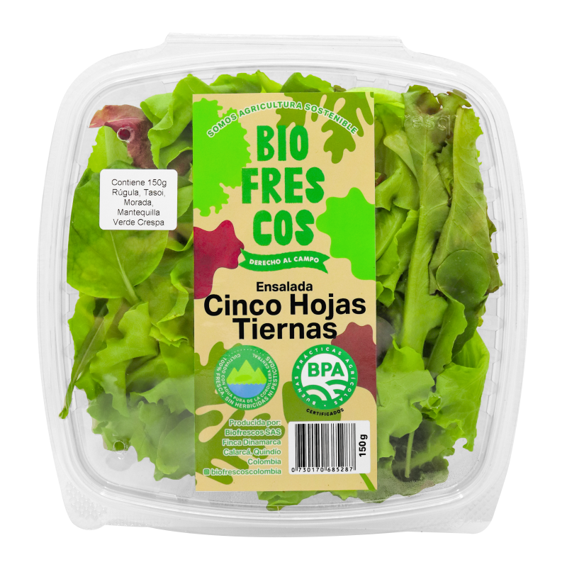 Hojas Biofrescos Tiernas 5 Variedad *150G