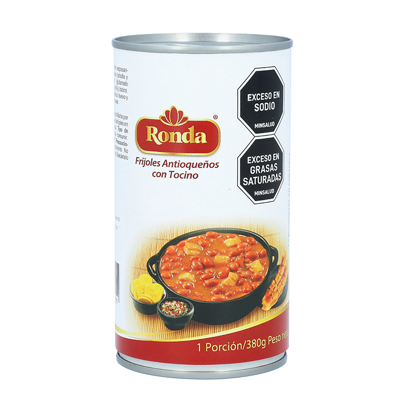 Frijoles Ronda Antioqueños Con Tocino *380G