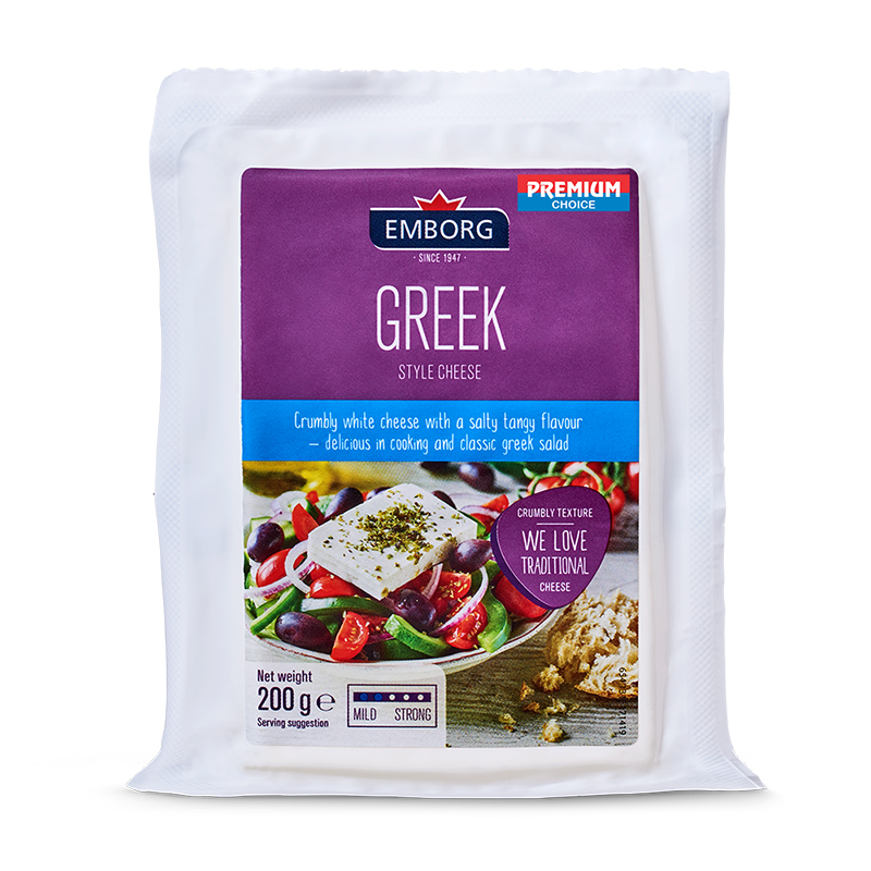 Queso Emborg Greek Cubitos En Salmuera* 200G