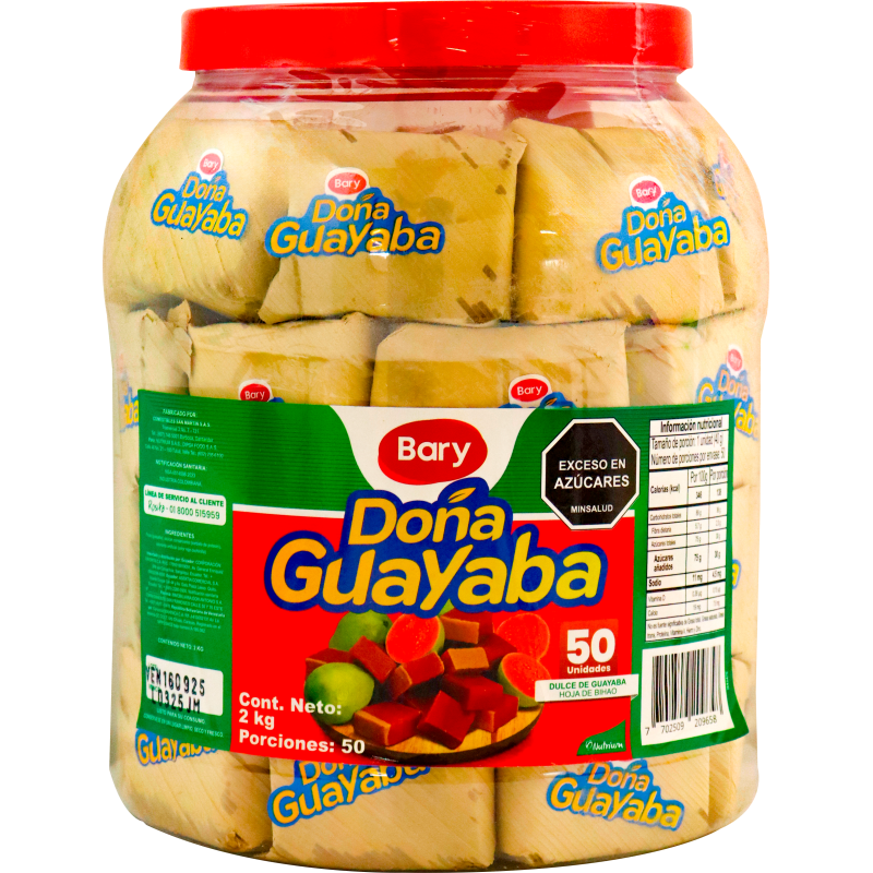 Dulce De Guayaba Bocadillo *40G*50Und