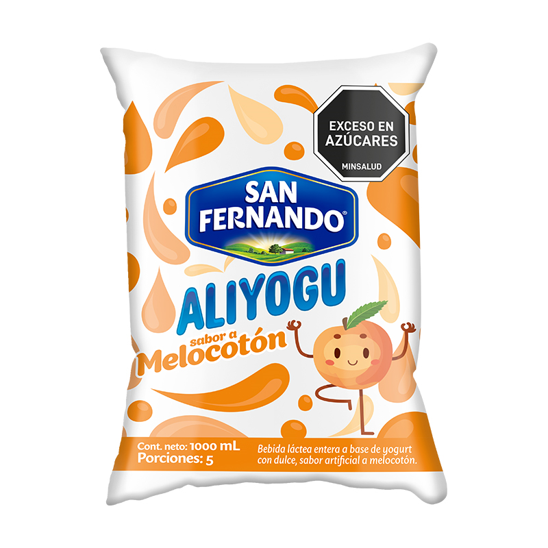 Bebida Láctea San Fernando Aliyogu Melocotón*1000Ml