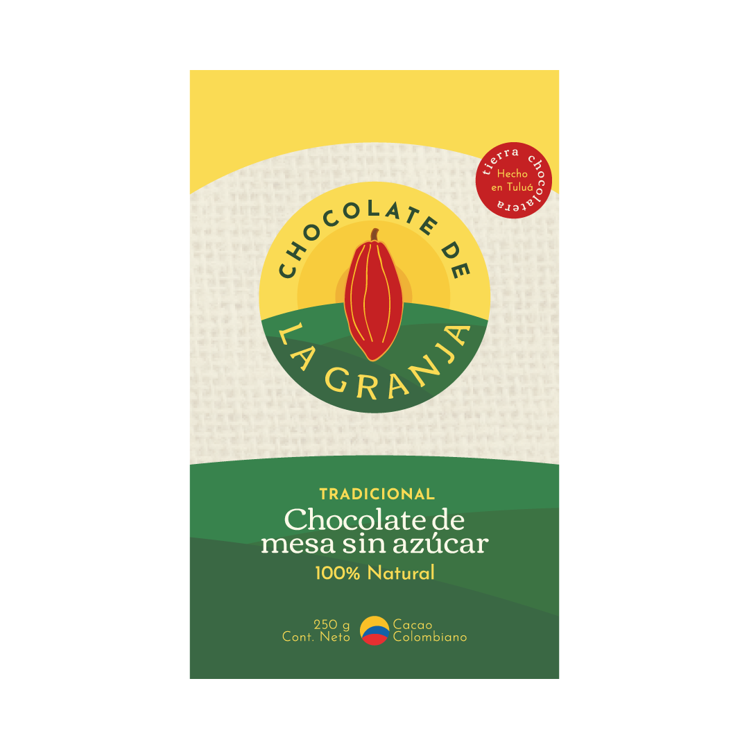 Chocolate De La Granja Amargo Barra*250G