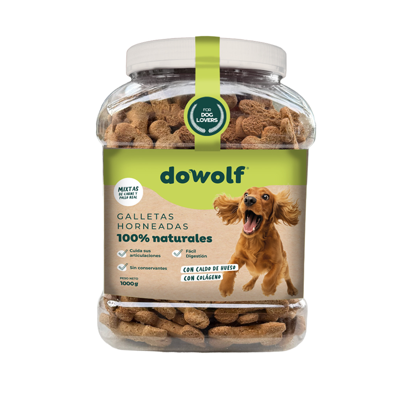 Galleta Dowolf*1000G Mixto Car/Ave Bombo