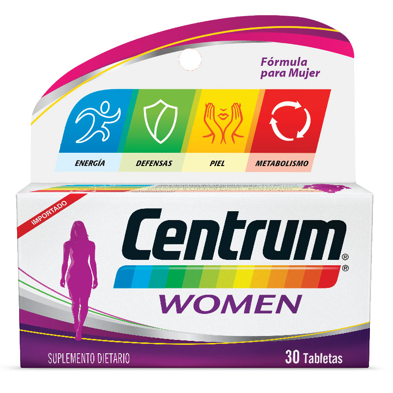 Tabletas Centrum Women*30Tab