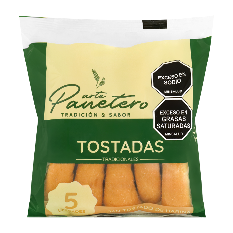 TOSTADAS ARTE PANETERO*22g*5und