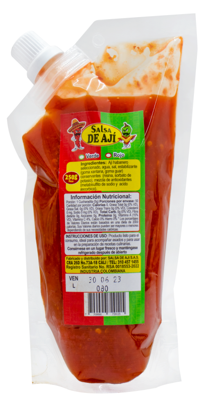Ají Rojo Pulpa*250G