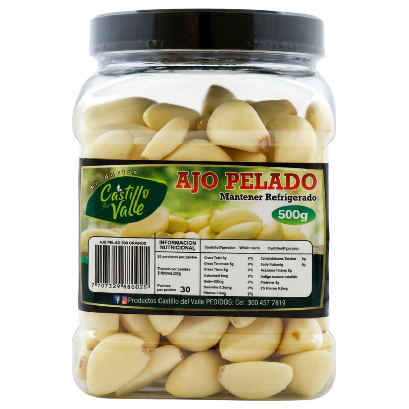 Ajo*500G Pelado