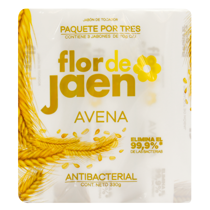 Jabon Flor De Jaen Avena*110G*3Und