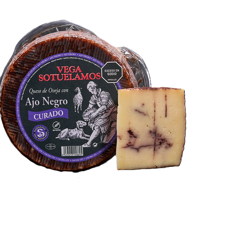 Queso Vega Sotuelamos De Oveja Con Ajo Negro*Kg