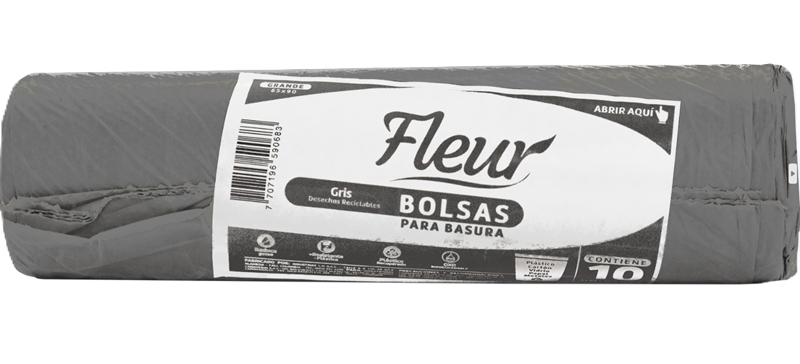 Bolsa Fleur*10Und 65*90Cms Gris