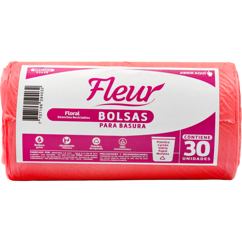 Bolsa Fleur*30Und 43*48Cms Floral