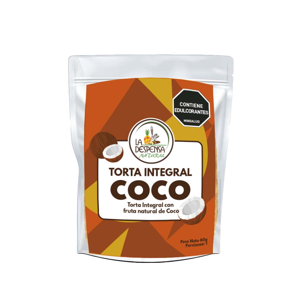 Torta La Despensa Integral Coco*60G
