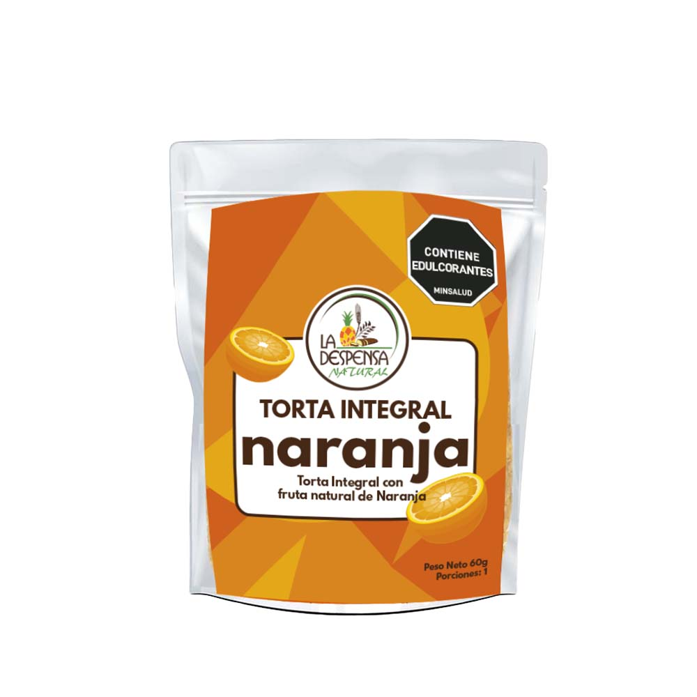 Torta La Despensa Integral Naranja*60G