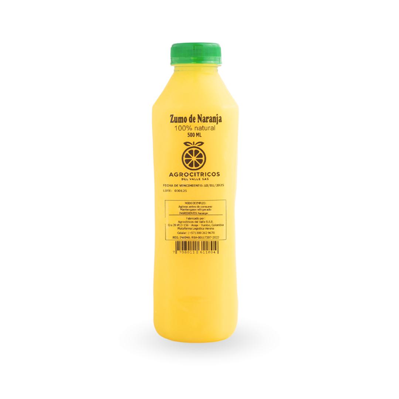 Zumo De Naranja Agrocitricos*500Ml