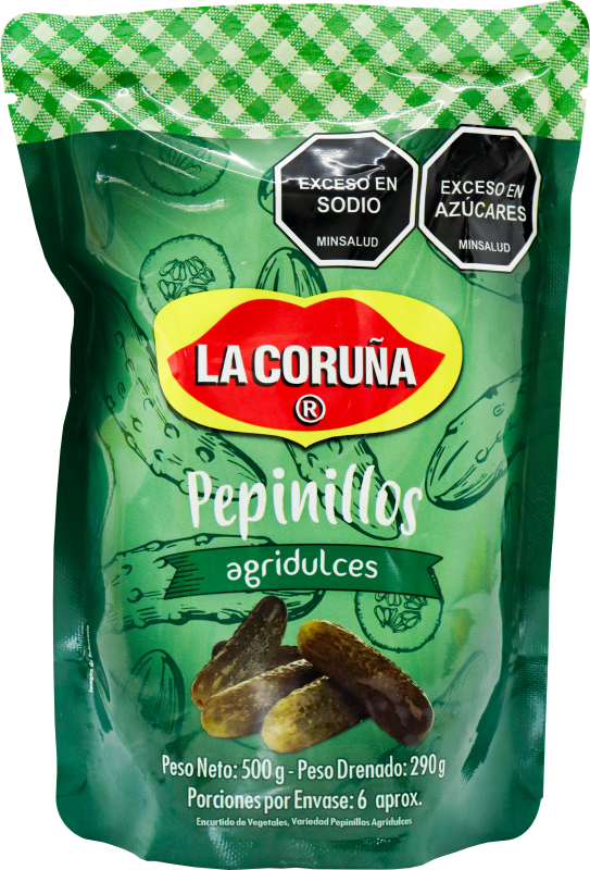 Pepinillo La Coruna*500G Agridulces D/P